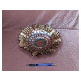 Fenton Amethyst Ruffled Bowl