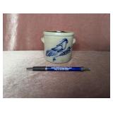 Rowe Pottery Works Salt Glazed Crock