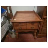 Maple End Table with Drawer -