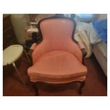Pink Armed Accent Chair