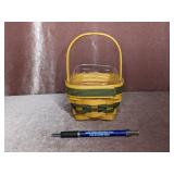 Small Longaberger Basket with Insert