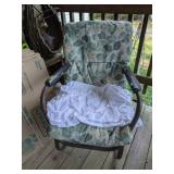 Metal Outdoor Chair from the Litz Hotel