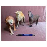 Imperial Resin Camel, Horse, & Lion