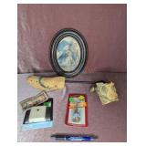 Oval Picture - Metal Frame, Shoe Stretcher,