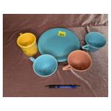 Vintage Fiesta Coffee Mug;