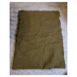 Green Wool Blanket -