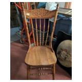 (4) Oak Dining Chairs