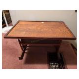 Solid Oak Side Table - 30" x 20.25" x 18"