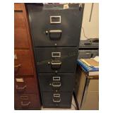 Metal 4-Drawer Filing Cabinet