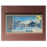 Bond Funeral Home Picture Thermometer