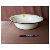 White & Black Granite Bowl
