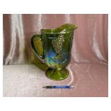 Green Indiana Glass Pitcher