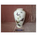 Franklin Porcelain "Meadowland Butterfly Vase"