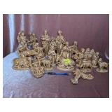 Atlantic Mold Ceramic Nativity Set -