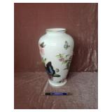 Franklin Porcelain "Caribbean Butterfly Vase"