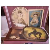 (4) Vintage Framed Pictures & Prints