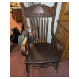 Antique Oak Rocking Chair