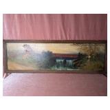 Kenealle Antique Oil Painting in Frame -