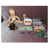 Vintage Toys, IGA Olney Tokens, Baby Dolls