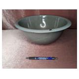 Large Grey Granite Ware Bowl -