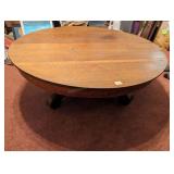 Round Oak Kitchen Table -