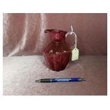 Fenton Cranberry Pitcher - 5.5"
