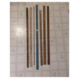 Several Local Advertising Yard Sticks