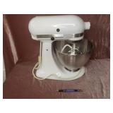 White Kitchen Aide Stand Mixer
