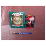 Vintage Hallmark Black Santa Ornament;