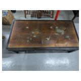 Oriental Wooden Coffee Table - 51.5" x 26" x 16"