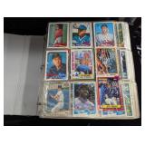 Baseball Card Collection in Binder