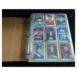 Baseball Card Collection in Binder