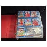 Baseball Card Collection in Binder
