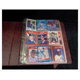 Baseball Card Collection in Binder