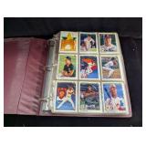 Baseball Card Collection in Binder