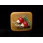 Pair of Radishes Mary Porter Painting on Wood