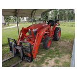 Kubota L3901 MFWD Tractor w/Loader Showing 248 hrs