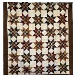 4 Patch Missouri Star Quilt - 89" x 104"