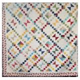 The Thread That Buds Quilt - 90.5" x 92"