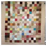Fall Blocks Quilt  - 82" x 92"