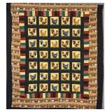 Chicken Run Quilt - 68" x 83"
