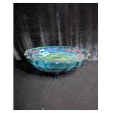 Blue Indiana Glass Berry Bowl