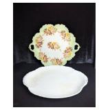 (2) Antique Serving Platters