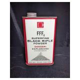 FFFg Black Powder - Opened Tin