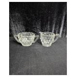American Fostoria Sugar & Creamer Dishes