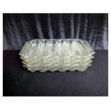 (4) Glass Miracle Maize Corn Stick Pans