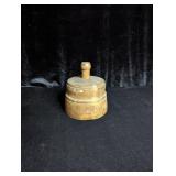 Large Wooden Wheat Butter Mold