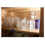 SERVING SETS, STEMWARE, OIL BOTTLE, CUBS MUG