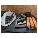 OLD TOY TRAINS & TRACKS WITH TRANSFORMER