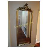 Hanging wall mirror ornate